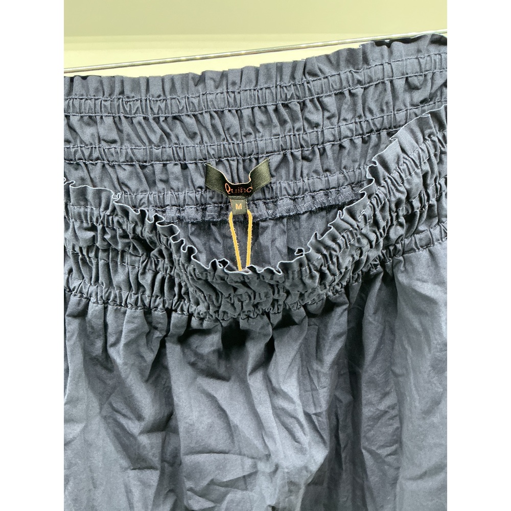 100% Organic Cotton Poplin Tiered Maxi Skirt - Picture 3 of 3
